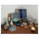 Studio Pottery teapot, Vessels, Mushrooms++ - C