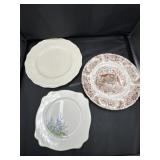 R.D, Johnson Bros, Royal Staff Pottery Plates