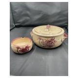 Highmore Pottery Casserole dish & ashtray