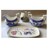 Royal Grafton, Poole & Haag  cream & Sugar, plate