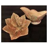 Studio Pottery bowl & gravy boat - KA