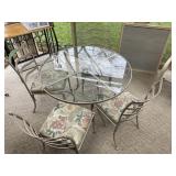 Hauser Iron patio/sunroom set - cream coloured - G
