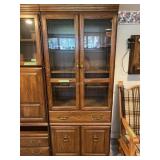 Palliser glass-door bookshelf - G
