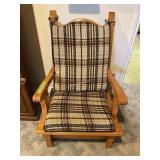 Colonial Maple Wood Frame armchair - G