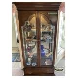 Knechtel Curio Cabinet, lighted - G