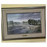 St Mary's Dam 1981 framed print - G