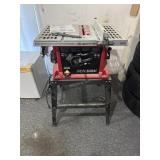 Skil Saw on stand, works, like new