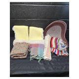 Throw Blankets & Rag Rugs - G