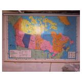 Large Roll Up Map Of Canada 1997 - L