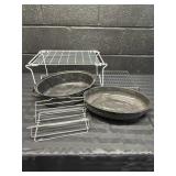 Roasting Pan & Wire Racks - J
