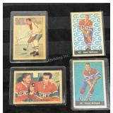 4 Hockey Cards  2 Beliveau, RIchard, Lach  - L
