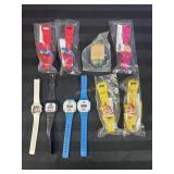 Kelloggï¿½s & SHREK 2 & BLUE JAY Toy Watches - C