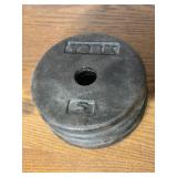 5 lbYork Cast iron Round Weights (4x)- Q