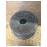 2,5 lb York round weight plates (4x)   Q