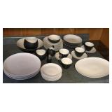 MCM Raymond Loewy. 'Charcoal' Dish Set - J