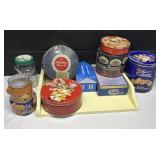 Peanut Butter Jars, Tins and Tray - S