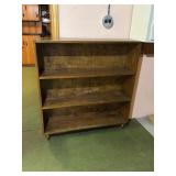 Low 3 shelf Bookcase, vintage