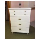 Dresser white with brass handles