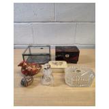Trinket & Jewelry Boxes, Glass Cigar Display  -  R