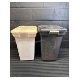 2 Tall Storage Bins - T