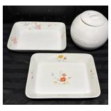 Baking Dishes & Cookie Jar - M