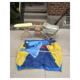 Kids Carriage, Highchair, Ironing Board, Tent  -T