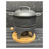 Cast iron Le Gourmet Sigurd Persson Fondue Set - I