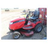 Snapper lawn mower with snow plow