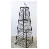 Wire Pyramid Produce/Sponge Display Stand