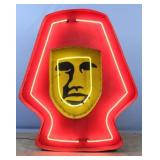 Mid 20th C. Red Neon Sphinx Shriner
