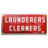 Launderers Cleaners Porcelain Neon Skin Sign