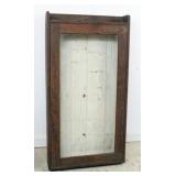 Quarter Sawn Oak Barber Shop Mug Rack Case