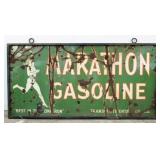 Marathon Gas Transcontinental Oil Porcelain Sign