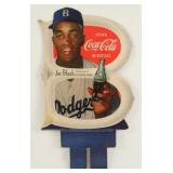 1954 Joe Black Brooklyn Dodgers Coca Cola Sign