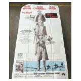Large 1969 "True Grit" Three Sheet Move Poster