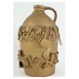 Antique Stoneware Memory or Spirit Jug