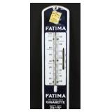 Fatima Turkish Cigarettes Porcelain Thermometer