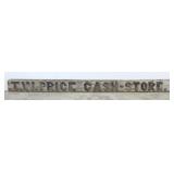 Large Wooden Cash Store Sign, Circa 1910