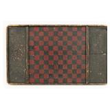 Primitive Hand Painted Checker Board