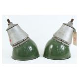 Pair of Appleton Electric Industrial Green Lights