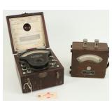 1943 General Electric Wattmeter & Weston Voltmeter