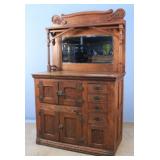 Gurney Refrigerator Co. Ice Box Sideboard C. 1881