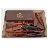 Group of Leather Knife Sheathes