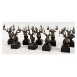 (9) North American Hunting Club Deer Models