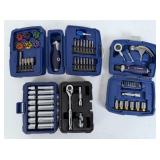 (3) Kobalt Cased Tool Sets