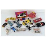 Group of Toy Cars, Indy Cars, Testor Firebird, Etc