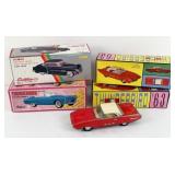 (5) Tin-Litho Friction Cars