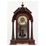 Ansonia 8 Day Striking Walnut Clock