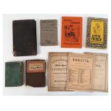 Group of Books & Vintage Opera Programs