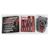 (3) Sets of Craftsman Ratchet Wrenches, Etc.